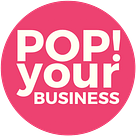 Pop Your Business Logo Mark Pink