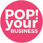 Pop Your Business Logo Mark Pink