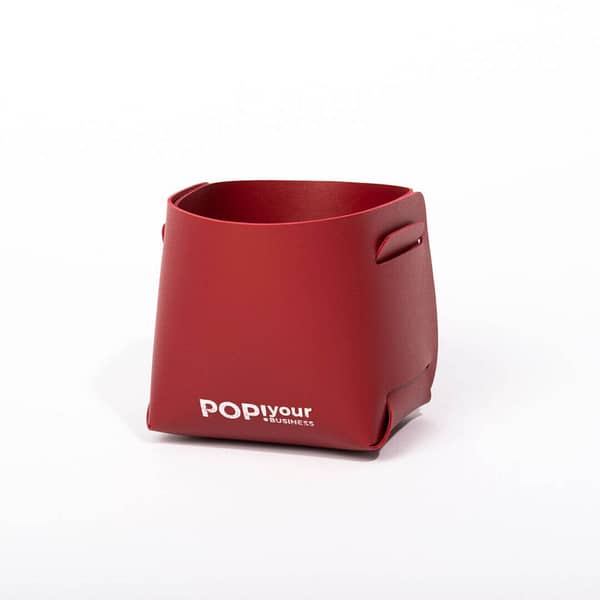 Pop Your Business Gifts Desk Organiser Red